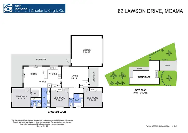 Floorplan of Homely house listing, 82 Lawson Drive, Moama NSW 2731