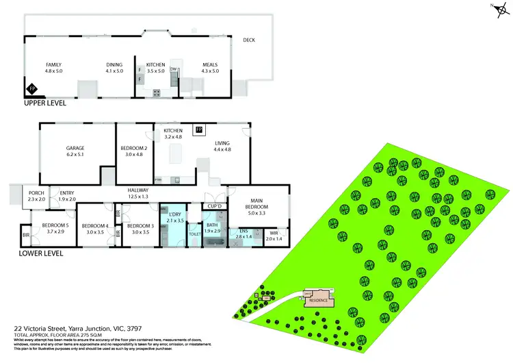 Floorplan of Homely house listing, 22 Victoria Street, Yarra Junction VIC 3797