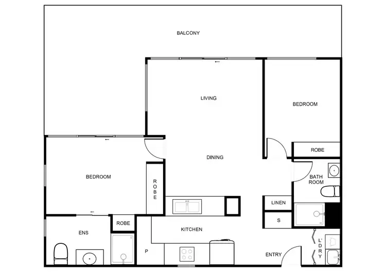 Floorplan of Homely apartment listing, 262/12 Limburg Way, Greenway ACT 2900