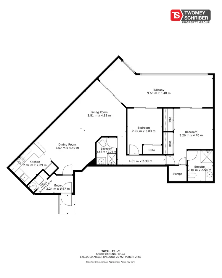 Floorplan of Homely unit listing, 217/331-337 Lake Street, Cairns North QLD 4870