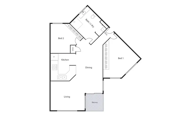 Floorplan of Homely apartment listing, 4/1 Port Jackson Circuit, Phillip ACT 2606