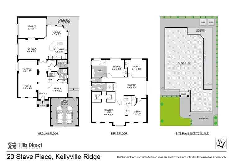 Floorplan of Homely house listing, 20 Stave Place, Kellyville Ridge NSW 2155