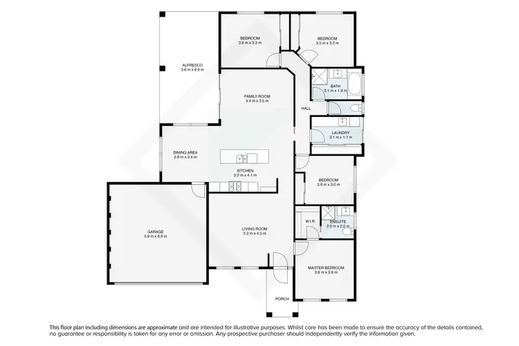 Floorplan of Homely house listing, 13 Chatham Road, Leneva VIC 3691