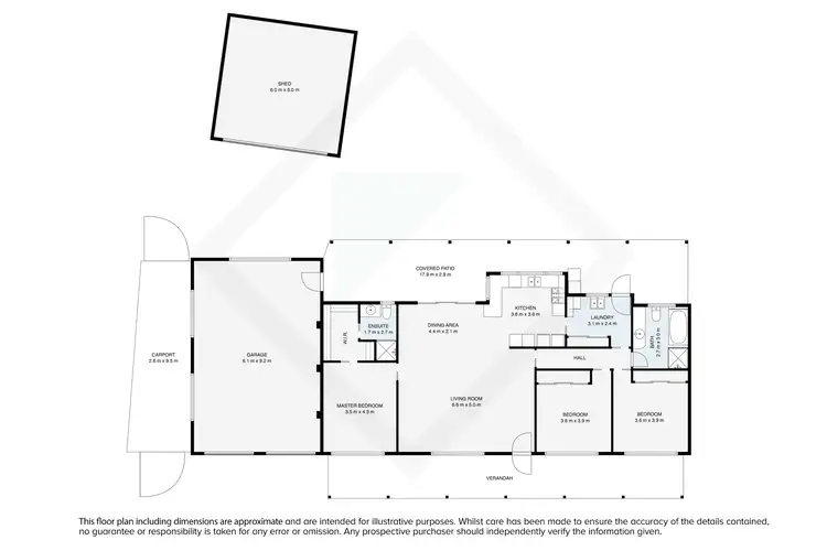 Floorplan of Homely house listing, 8 Golflinks Avenue, West Wodonga VIC 3690