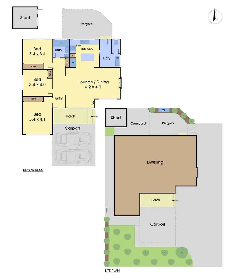 Floorplan of Homely unit listing, 2/1 Panel Street, Mitcham VIC 3132