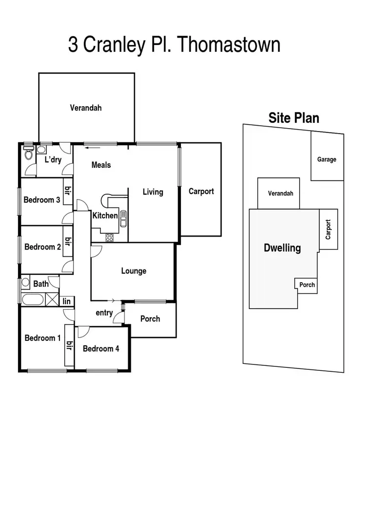 Floorplan of Homely house listing, 3 Cranley Place, Thomastown VIC 3074