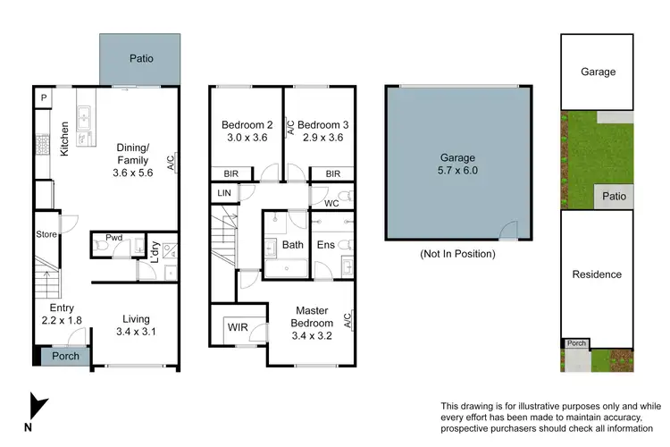 Floorplan of Homely townhouse listing, 341D Centre Road, Berwick VIC 3806