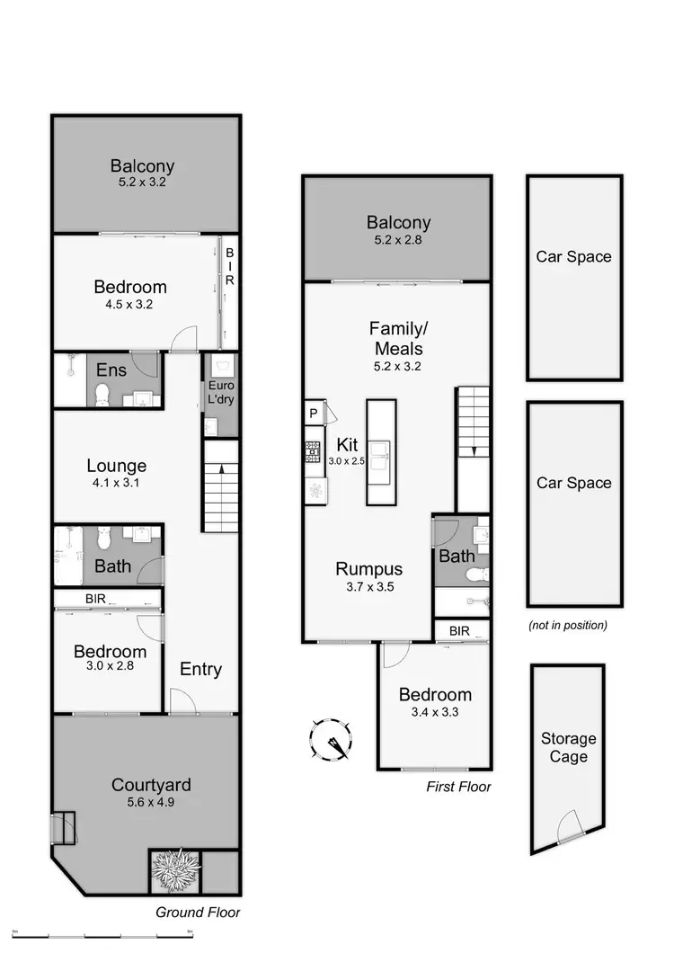 Floorplan of Homely townhouse listing, 12/3-5 Milton Street, Ferntree Gully VIC 3156