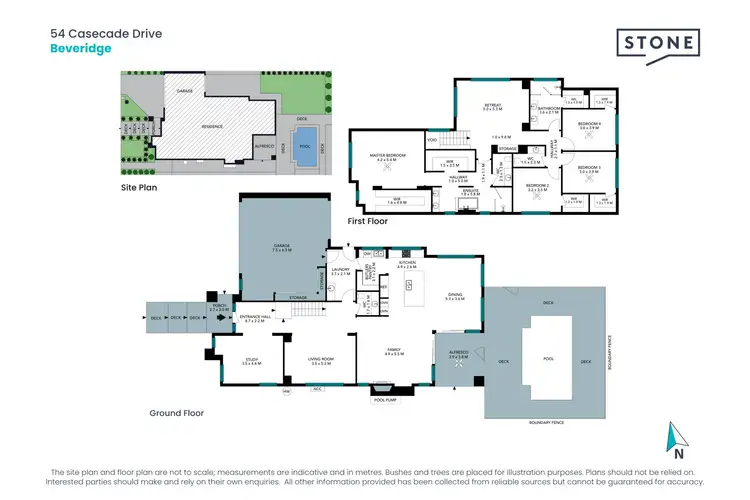 Floorplan of Homely house listing, 54 Cascade Drive, Beveridge VIC 3753