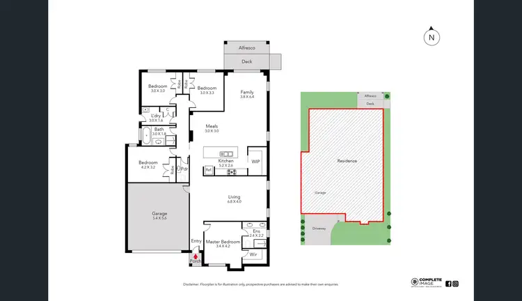 Floorplan of Homely house listing, 24 Wilkiea Crescent, Cranbourne North VIC 3977