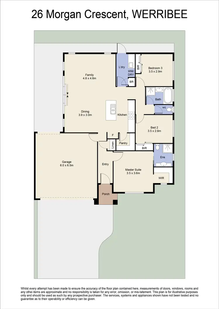 Floorplan of Homely house listing, 26 Morgan Crescent, Werribee VIC 3030