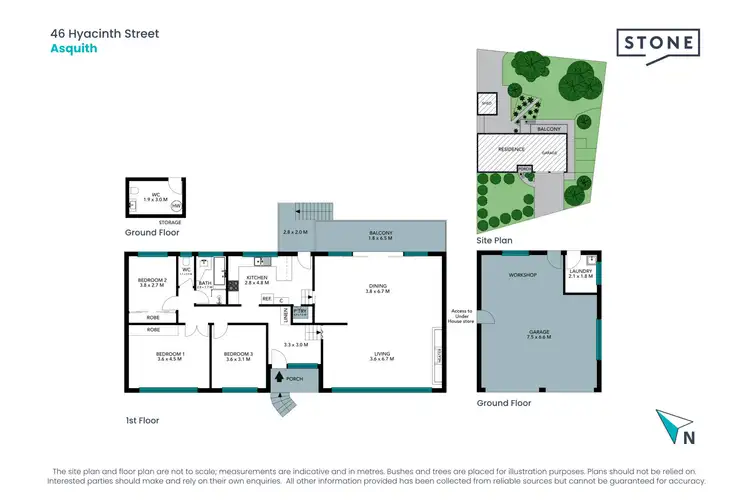 Floorplan of Homely house listing, 46 Hyacinth Street, Asquith NSW 2077