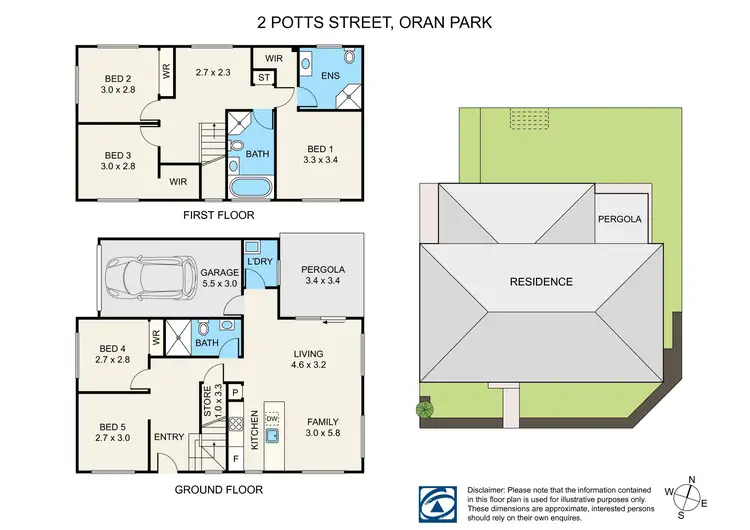Floorplan of Homely house listing, 2 Potts Street, Oran Park NSW 2570