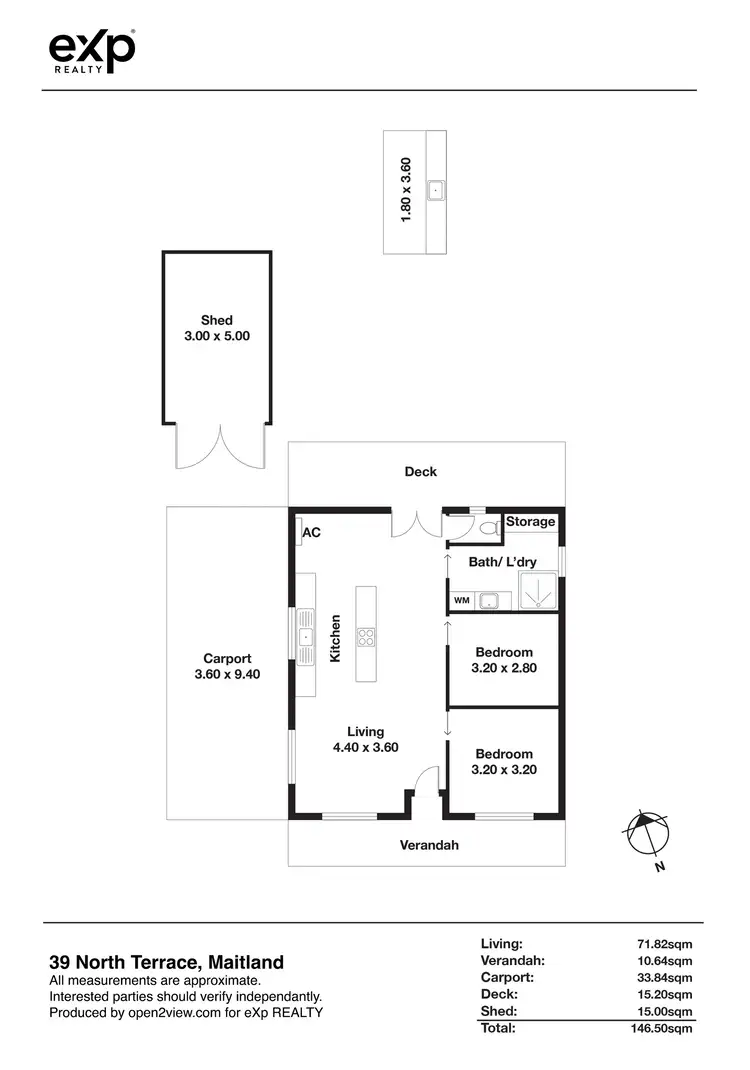 Floorplan of Homely house listing, 39 North Terrace, Maitland SA 5573