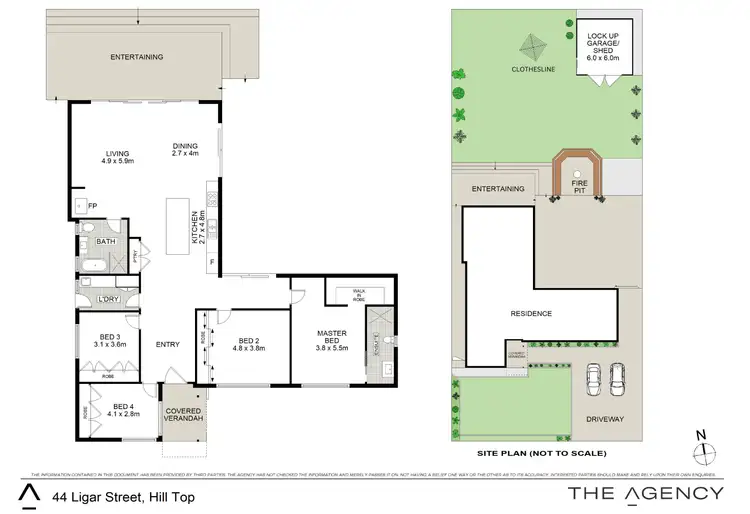 Floorplan of Homely house listing, 44 Ligar Street, Hill Top NSW 2575