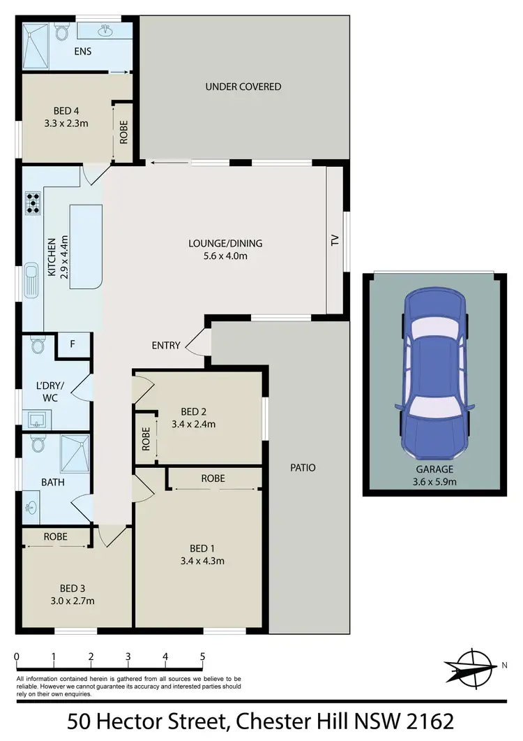 Floorplan of Homely house listing, 50 Hector Street, Chester Hill NSW 2162