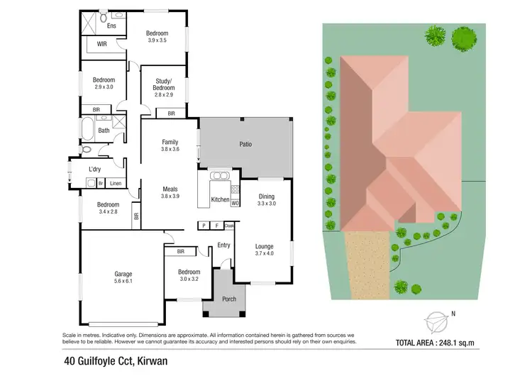 Floorplan of Homely house listing, 40 Guilfoyle Circuit, Kirwan QLD 4817