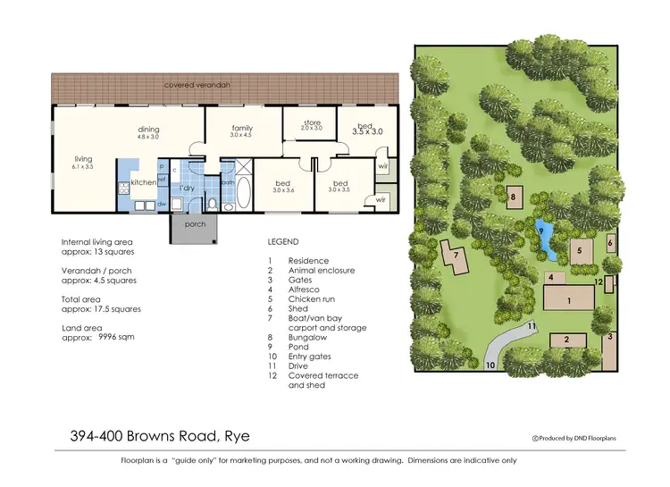 Floorplan of Homely house listing, 394 - 400 Browns Road, Rye VIC 3941