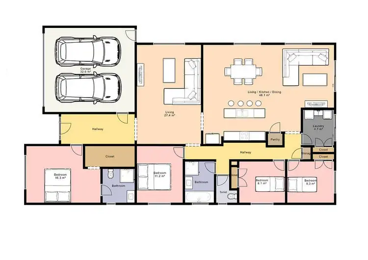 Floorplan of Homely house listing, 8 Silvereye Circuit, Wonthaggi VIC 3995