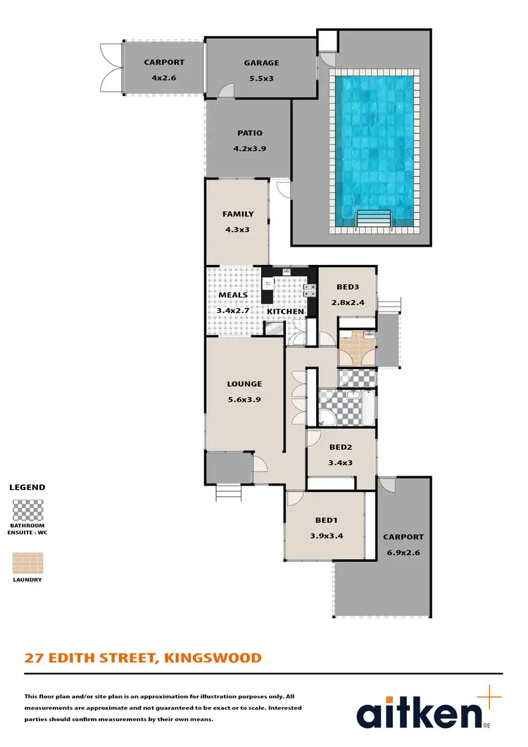 Floorplan of Homely house listing, 27 Edith Street, Kingswood NSW 2747