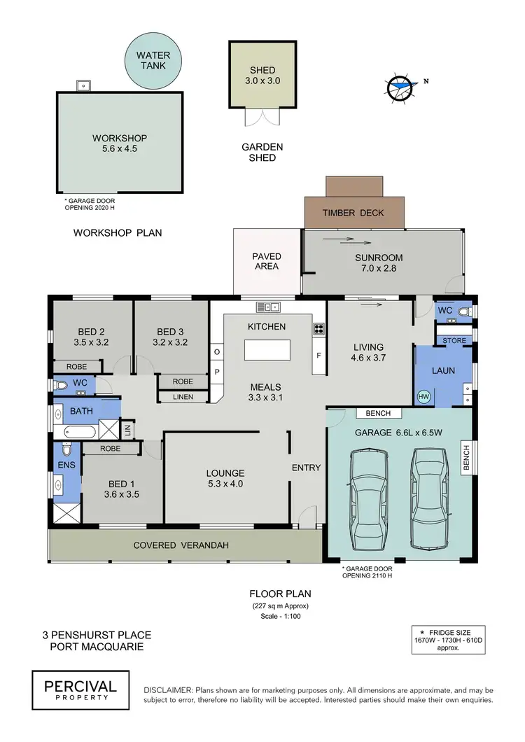 Floorplan of Homely house listing, 3 Penshurst Place, Port Macquarie NSW 2444