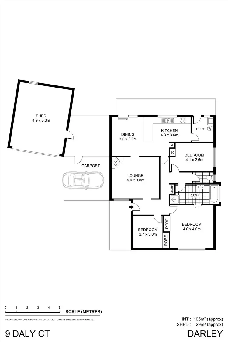 Floorplan of Homely house listing, 9 Daly Court, Darley VIC 3340