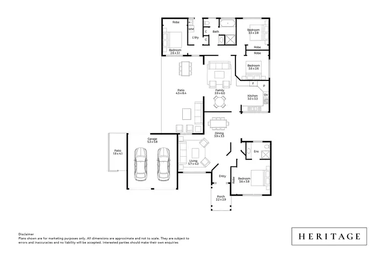 Floorplan of Homely house listing, 12 Albert Warner Drive, Warnervale NSW 2259