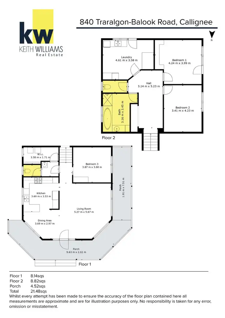 Floorplan of Homely house listing, 840 Traralgon-Balook Road, Callignee VIC 3844