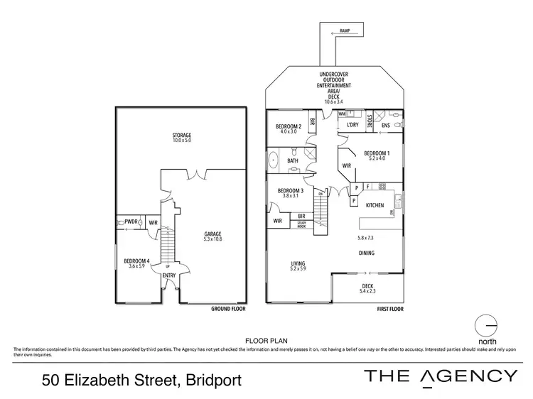 Floorplan of Homely house listing, 50 Elizabeth Street, Bridport TAS 7262