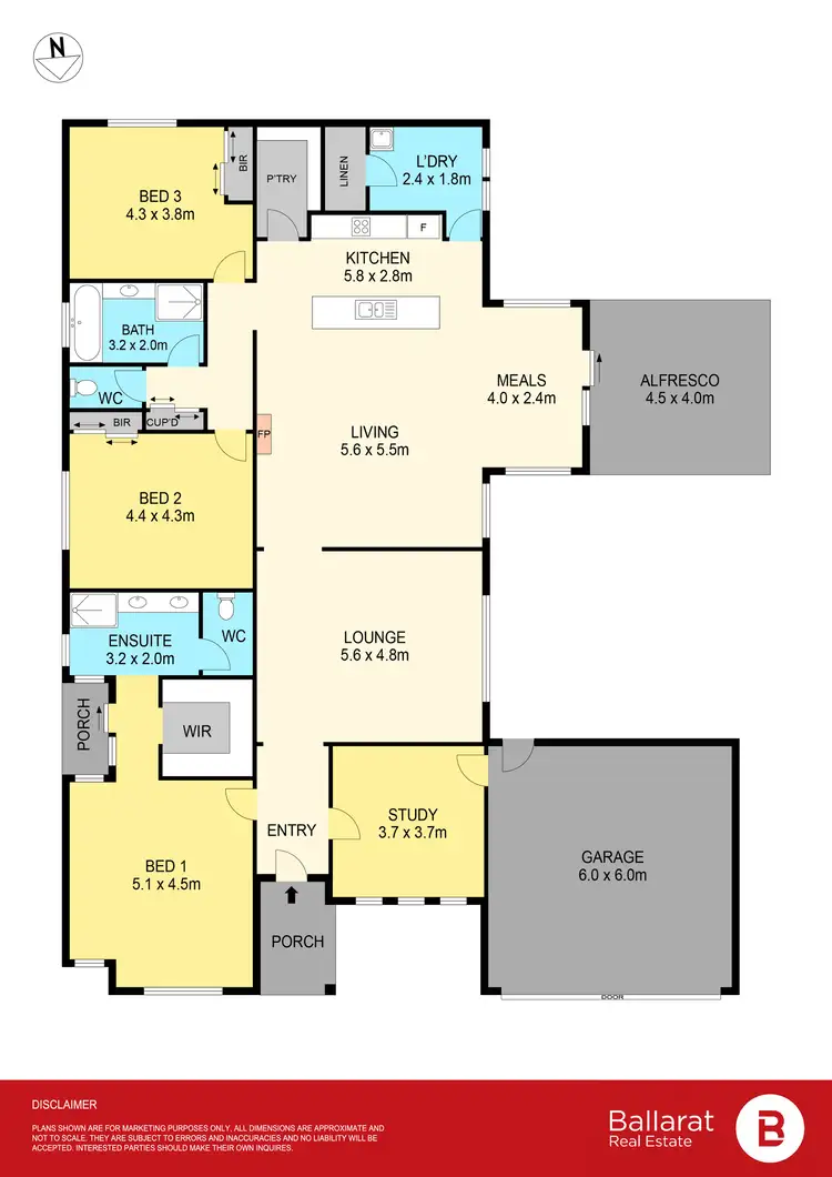 Floorplan of Homely house listing, 98 Alfredton Drive, Alfredton VIC 3350