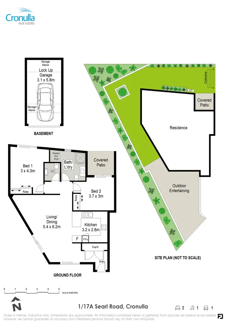 Floorplan of Homely apartment listing, 1/17A-19 Searl Road, Cronulla NSW 2230