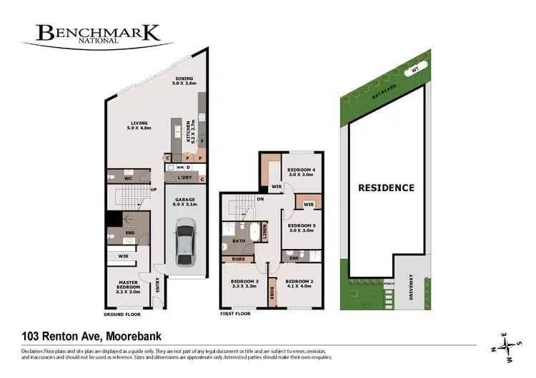 Floorplan of Homely house listing, 103 Renton Avenue, Moorebank NSW 2170