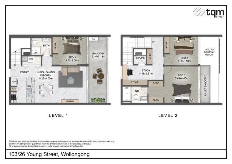 Floorplan of Homely apartment listing, 104/26 Young Street, Wollongong NSW 2500