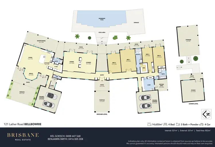 Floorplan of Homely rural property listing, 121 Lather Road, Bellbowrie QLD 4070