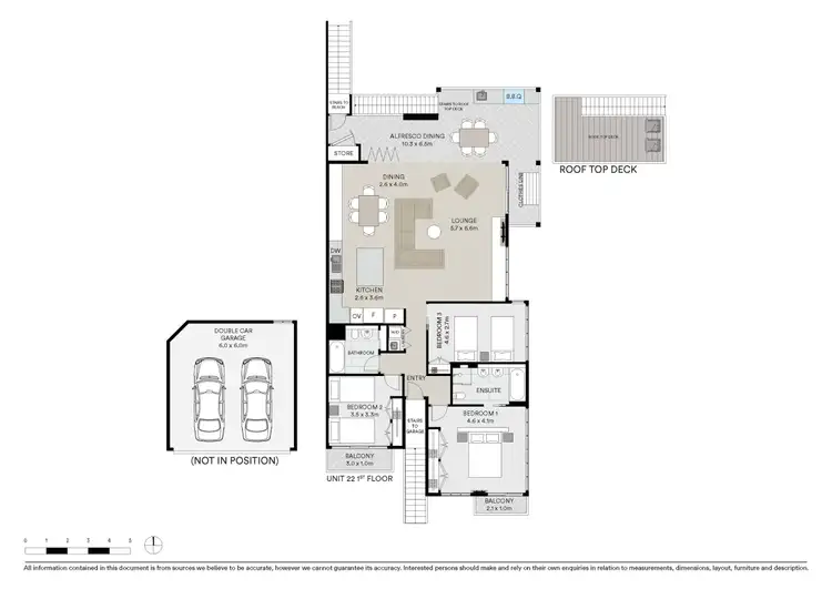 Floorplan of Homely unit listing, 22/33-35 Childe Street, Byron Bay NSW 2481