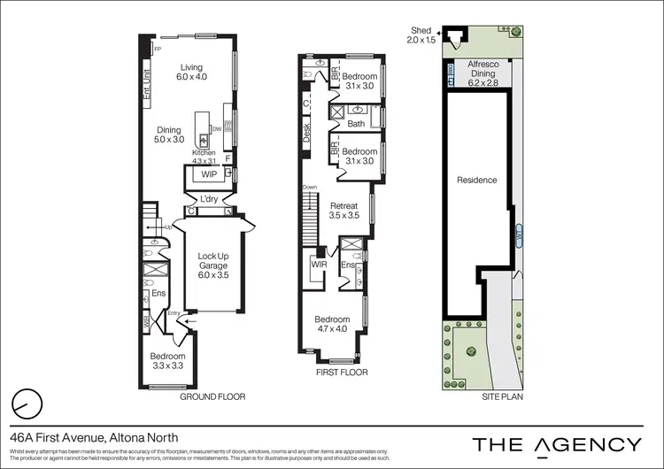 Floorplan of Homely house listing, 46 First Avenue, Altona North VIC 3025