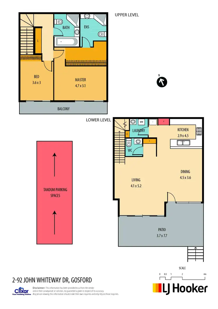 Floorplan of Homely apartment listing, 2/92 John Whiteway Drive, Gosford NSW 2250
