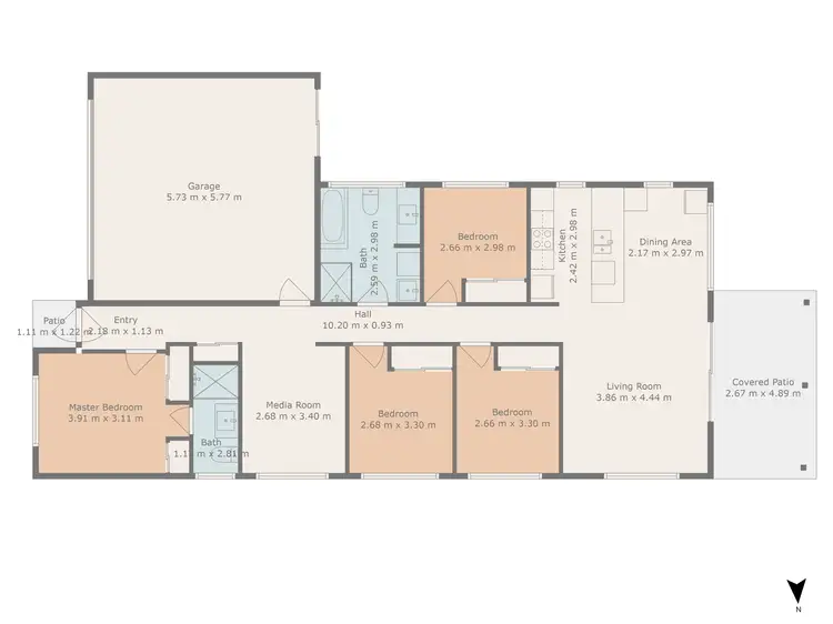 Floorplan of Homely house listing, 20 Amber Street, Emerald QLD 4720