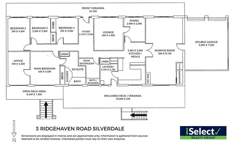 Floorplan of Homely house listing, 3 Ridgehaven Road, Silverdale NSW 2752