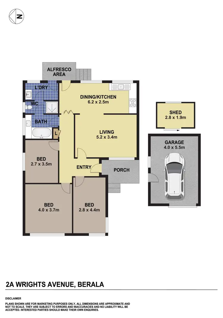 Floorplan of Homely house listing, 2a Wrights Avenue, Berala NSW 2141