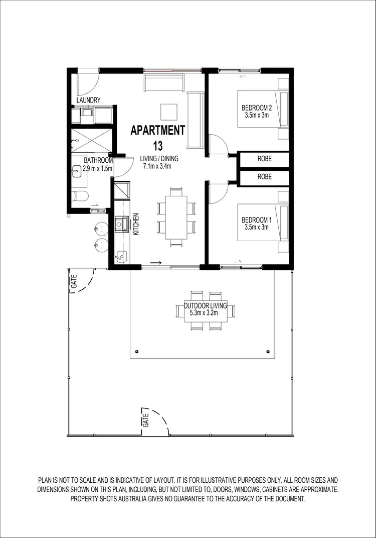 Floorplan of Homely apartment listing, 6/16-20 Faculty Close, Smithfield QLD 4878