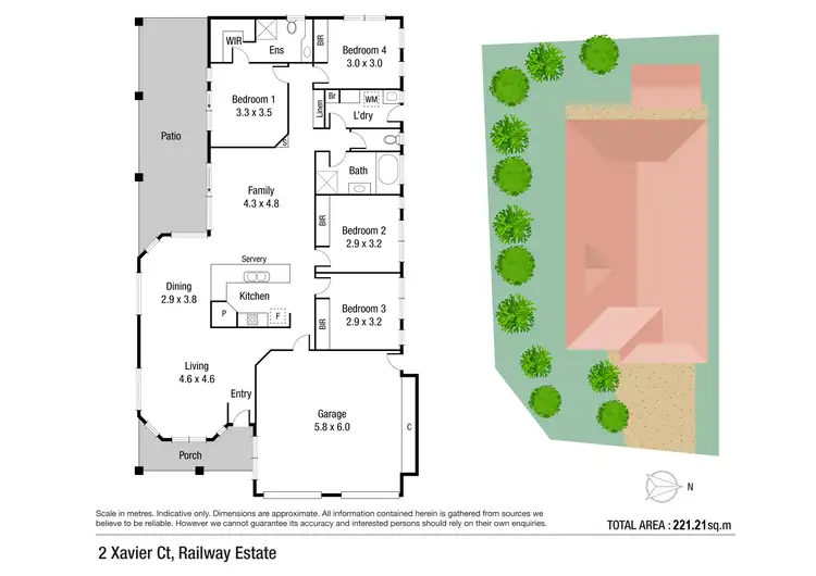 Floorplan of Homely house listing, 2 Xavier Court, Railway Estate QLD 4810