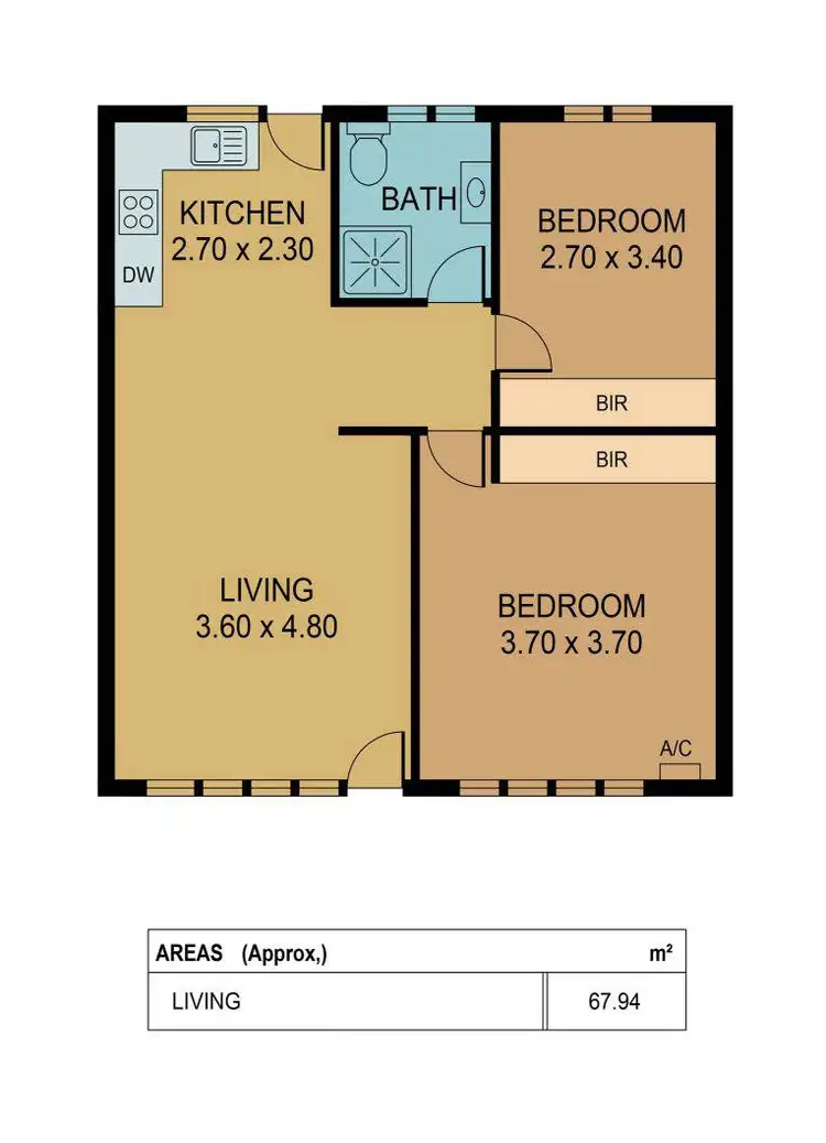 Floorplan of Homely unit listing, 7/443 Anzac Highway, Camden Park SA 5038