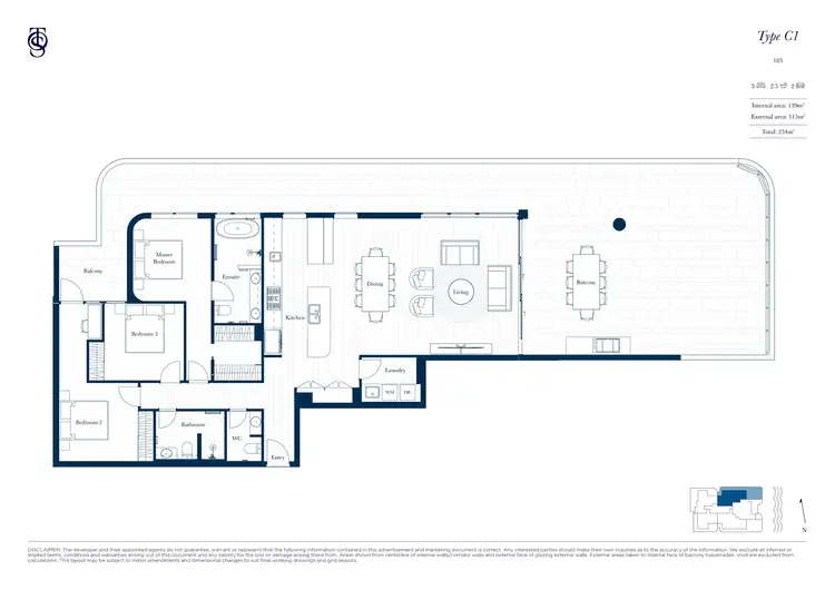 Floorplan of Homely apartment listing, 805/71 Landsborough Avenue, Scarborough QLD 4020