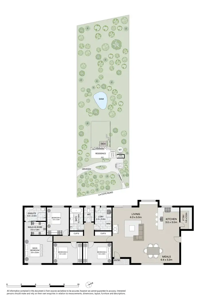 Floorplan of Homely house listing, 133 La Cote Road, Greendale VIC 3341