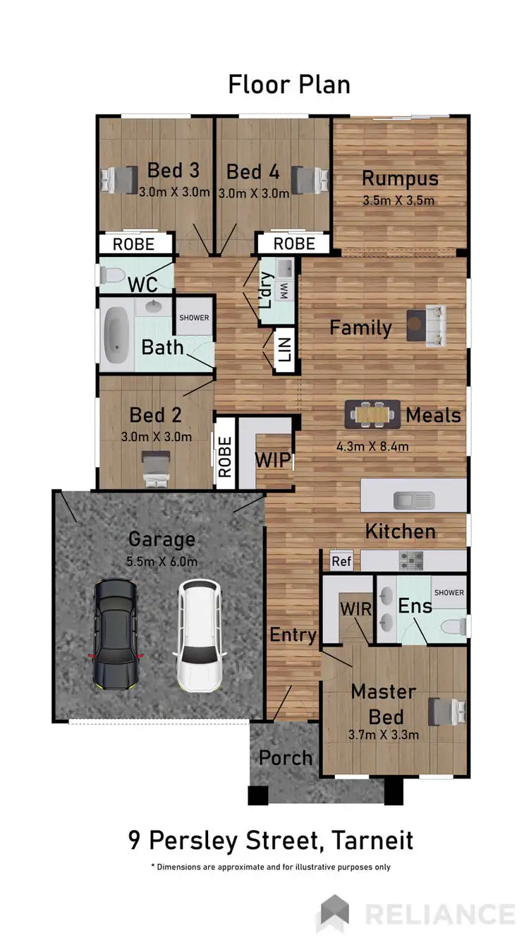 Floorplan of Homely house listing, 9 Persley Street, Tarneit VIC 3029