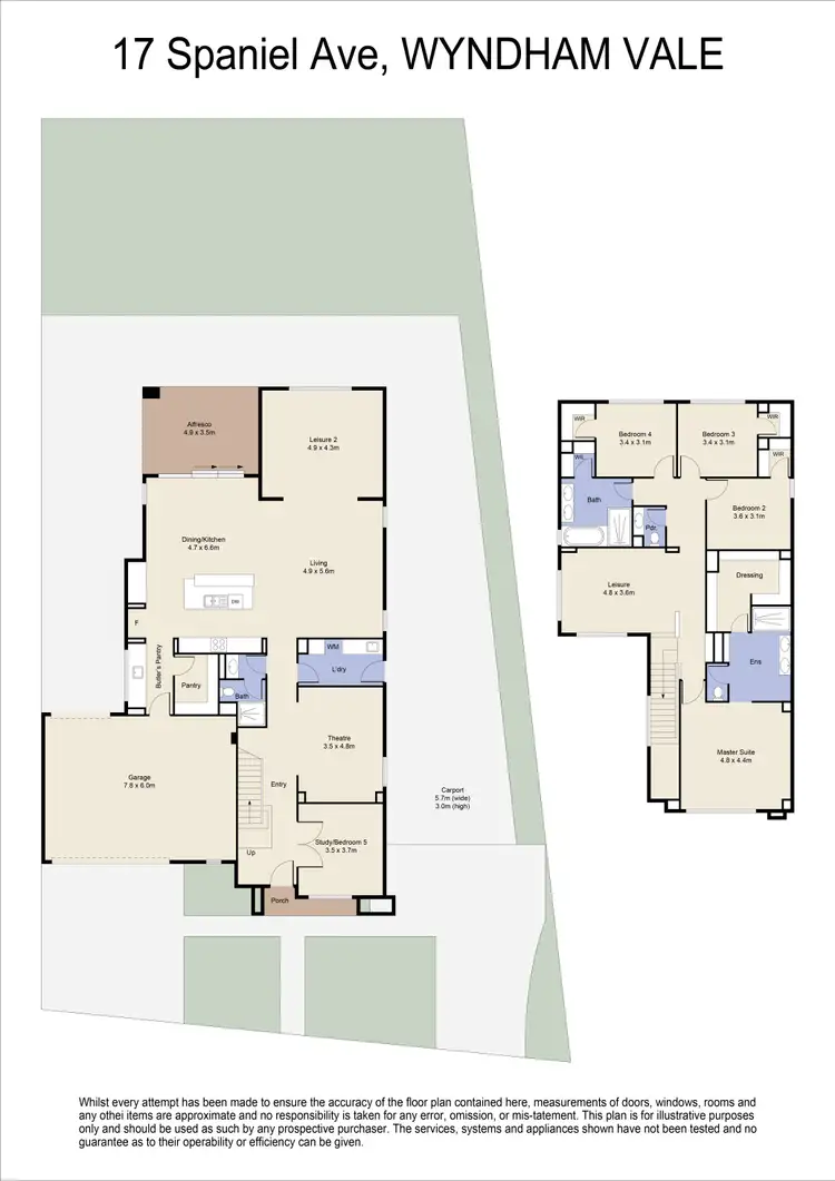 Floorplan of Homely house listing, 17 Spaniel Avenue, Wyndham Vale VIC 3024