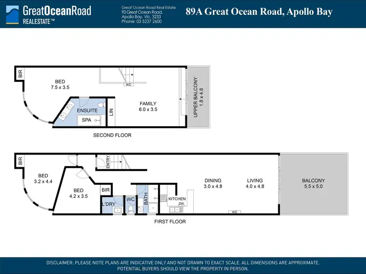Floorplan of Homely house listing, 89A Great Ocean Road, Apollo Bay VIC 3233