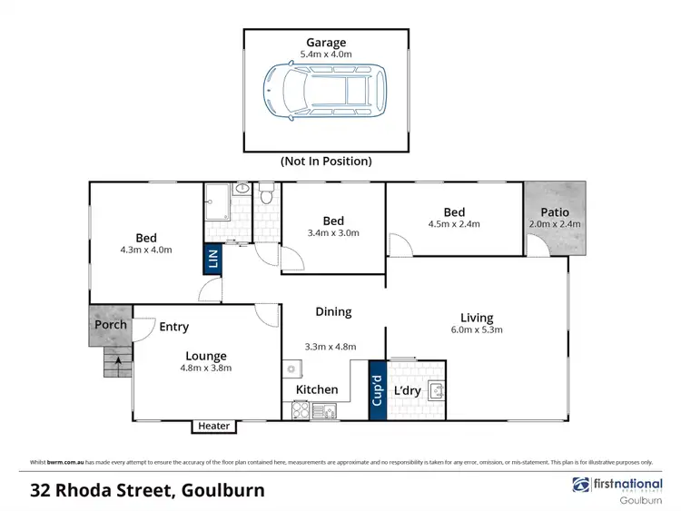 Floorplan of Homely house listing, 32 Rhoda Street, Goulburn NSW 2580