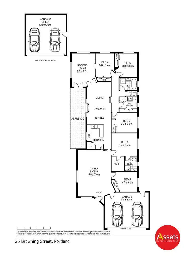 Floorplan of Homely house listing, 26 Browning Street, Portland VIC 3305